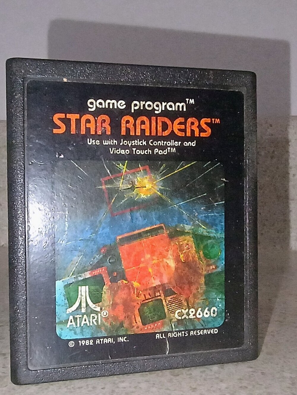 Atari 2600 Star Raiders Video Game Cartridge